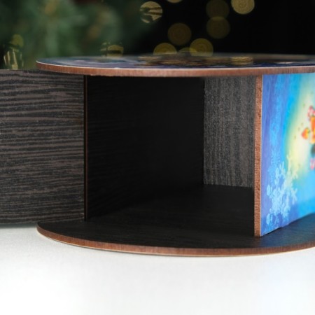 Box box "Shar", with a bilateral lid, 19 x 14 x 8 cm-3