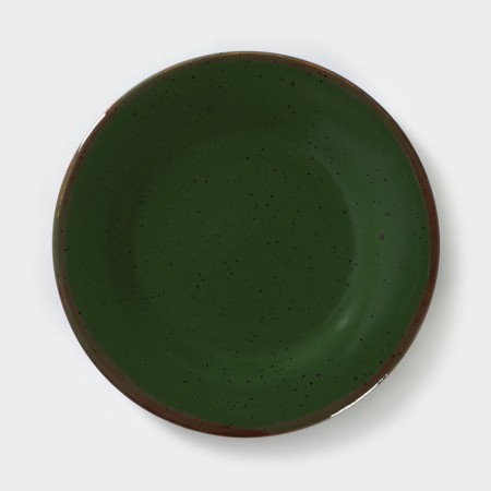 Porcelain plate Punto Verde, D = 20 cm