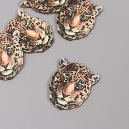 Decor for creativity tree "Leopard" 3.9x3.3x0.3 cm