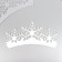 Harvesting for creativity "Crown", color silver, 18 cm (set 2 pcs)