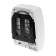 Hand dryer Zein HD227 White, 1 kW, 170x100x260 mm, white