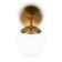 Bra Freya Fr5230WL-01BS Marble, 210x210x200 mm, E27, 1x60W, brass color