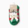 Women's socks, red/green color, size 36-40