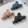 Hair crab "Matte" wave tilt, 7.5 cm, mix