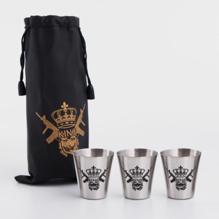 Stacks, February 23 "King", set of 3 pcs 30 ml, 4 x 3.5 cm