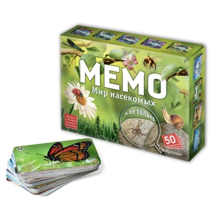 Board game "Memo world of insects and not only"