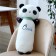 Soft toy-pandy "Panda", 50 cm, white-black color