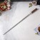 Shampoo Armenian "Lux", 70 cm x 3 mm, lacquered handle working part 55 cm