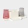 Holder for toothbrushes wall, with 2 glasses on Velcro, 31 × 9 × 14 cm, white color