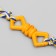 Chewing toy with rope "Bow", 11 cm, mix of flowers