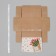 Gift Folding Bilateral Folder, Packaging, “With all my heart”, 16.5 x 12.5 x 5 cm