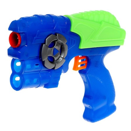 Blaster "Combat", shoots with soft bullets, color mix-1