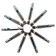 Набор бит Gross, сталь S2, TORX 30 х 50 мм, 10 шт.