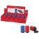 Plastic griller Faber-Castell Grip 2001 mini, 1 hole, container, red-blue
