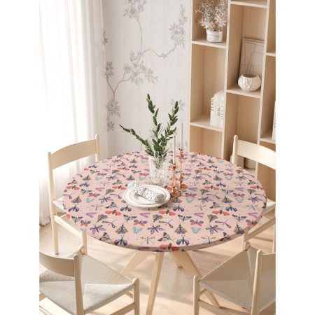 The tablecloth “insects”, round, oxford, elastic band, size 140x140 cm, diameter 105-120 cm-2