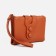 Women's wallet on the button, redhead color