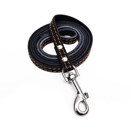 Leather leather single -layer, driven, 1.41 m x 1.2 cm, black-1