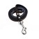 Leather leather single -layer, driven, 1.41 m x 1.2 cm, black