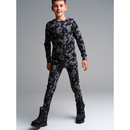 Thermal complex for a boy: trousers, sweatshirt, height 152 cm-1