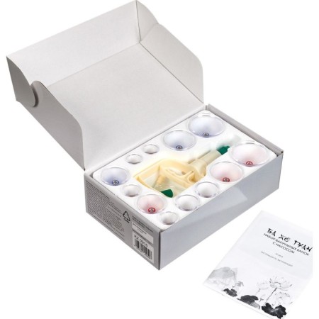 A set of vacuum cans with a Bradex “Ba Huan” pump, 12 pcs.-4