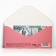 Money envelope "Pink peonies", 16.5 × 8 cm