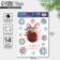 Interior sticker with a luminous layer of “bright moments”, 21 x 29.7 x 0.1 cm, New Year