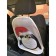 Protective cloak on the back of the car's seat "Penguin in a hat"