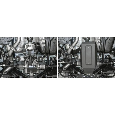 RIVAL Reducer Protection for Haval F7 (V - 1.5; 2.0) 2019 -N.V., steel 1.5 mm, 111.9419.1-2