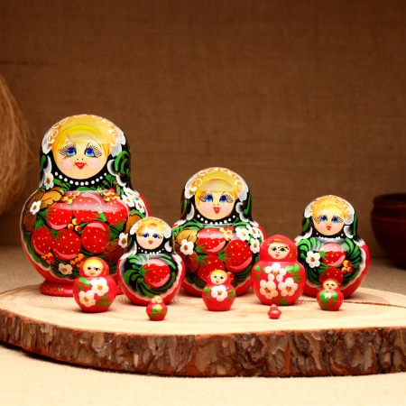 Domeshoshka 10-doll "Regina", 12-13 cm