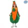 Carrot carnival costume, overalls, mask, p. 34, height 122-134 cm