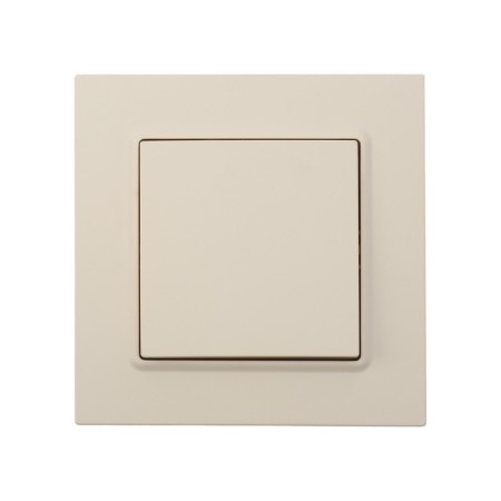Switch is Elegant, 10 a, 1 cl., Hidden, beige-2