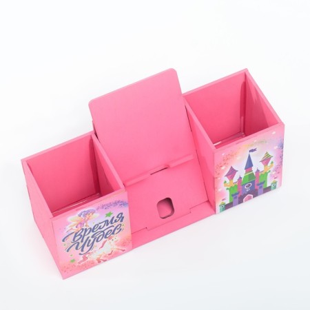 Organizer for the office with a stand for the phone "Miracles Time" 23x7x14 cm-5