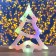 LED figure "Christmas tree" 25 × 32 cm, plastic, 220 V, glow of multi (rg/rb)