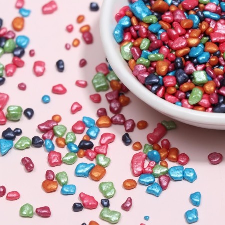 Sprinking confectionery "Baby Lux", mother -of -pearl, assorted, 50 g-2