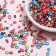 Sprinking confectionery "Baby Lux", mother -of -pearl, assorted, 50 g