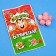 Caramel Lollice "Bombic" with a taste of strawberries, 13 g