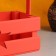 Wooden Kashpo 24.5 × 13.5 × 9 cm "Two Light" two -strip, star, red give beautifully