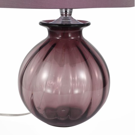 ST LUCE bedside lamp. SL968.604.01. Ampolla. 1x60 W, E27, 35x35x54 cm, chromium color, purple-4