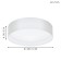 Passteri lamp, 1x12W LED, 3000K, 950LM, Nickel color