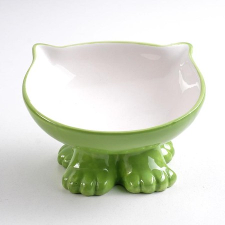 Ceramic “Kisa” bowl on the stall-lapcs 200 ml 13 x 12 x 8 cm, dark green-1