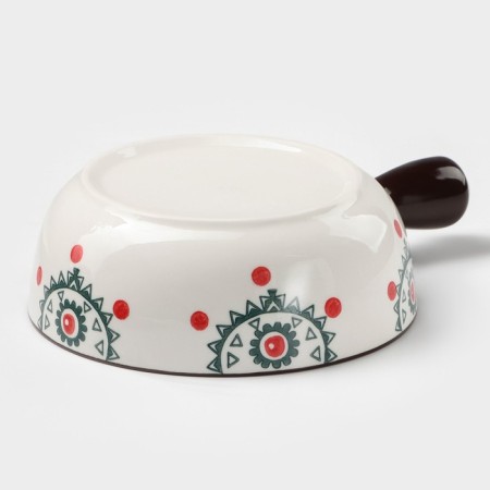 Coconut Coramic "Patterns", 550 ml, white color-2