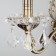 Bra with Crystal Elisha, 60W, E14, 27x12x28 cm