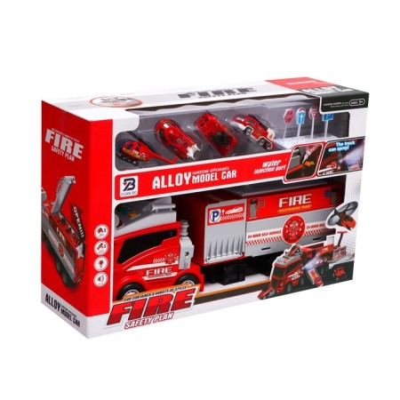 Parking "Fire Service", with the effect of smoke, light and sound-13