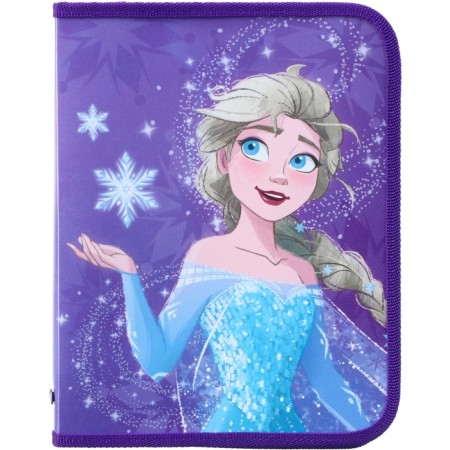 Plastic folder for notebooks A5, on lightning, cold heart-2
