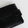 Male purse on the button, separation for SIM cards, black color