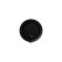 Round black switch with blue indication, 12 V, 20 A, 3 contacts