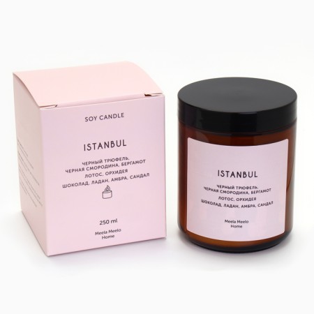 Candle in the bank Aromatic "Istanbul", trufel, currant, bergamot, 250 ml-7