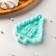 Silicone Mold “Christmas tree with gifts”, 8 × 5.8 × 0.8 cm, turquoise color