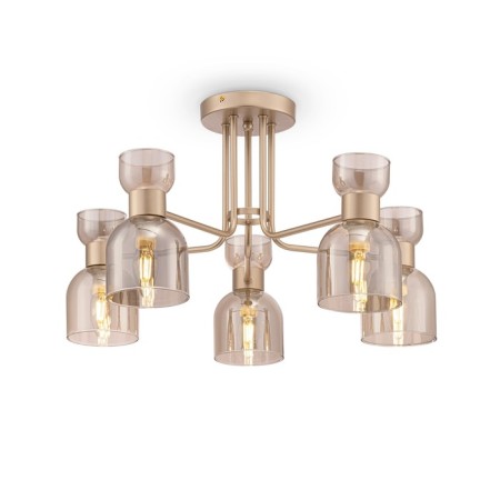 Freya Fr5094PL-05G ISLA, 580x580x330 mm, E14, 5x40W, color golden gold