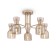 Freya Fr5094PL-05G ISLA, 580x580x330 mm, E14, 5x40W, color golden gold